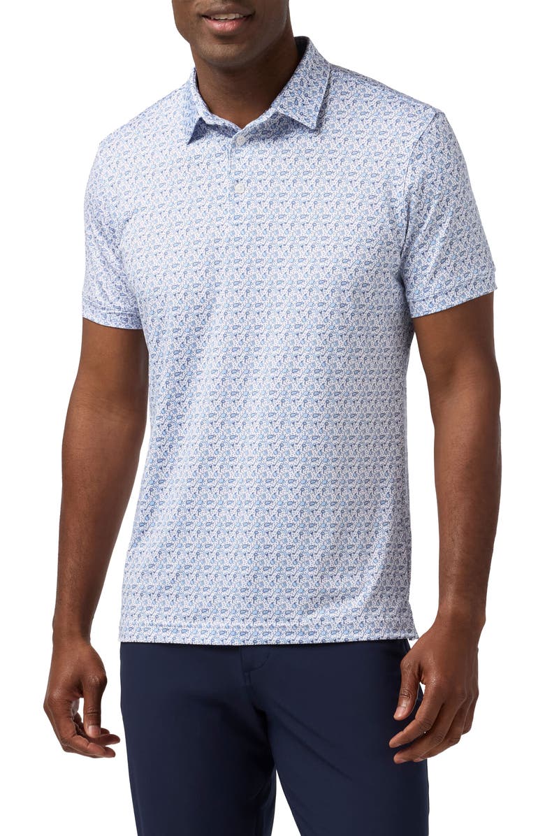 Mizzen+Main Versa Trim Fit Performance Golf Polo, Main, color,