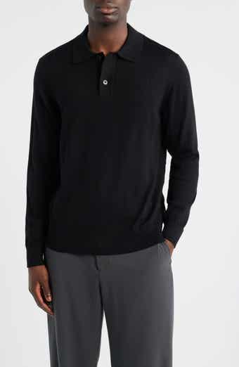 NN07 Serge 6584 Long Sleeve Wool Blend Polo Sweater