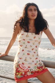H&M Twist-detail printed dress