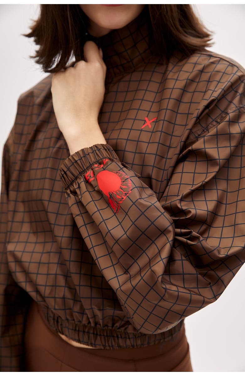 PCFG Parachute Crop Sweat, Alternate, color, Brown