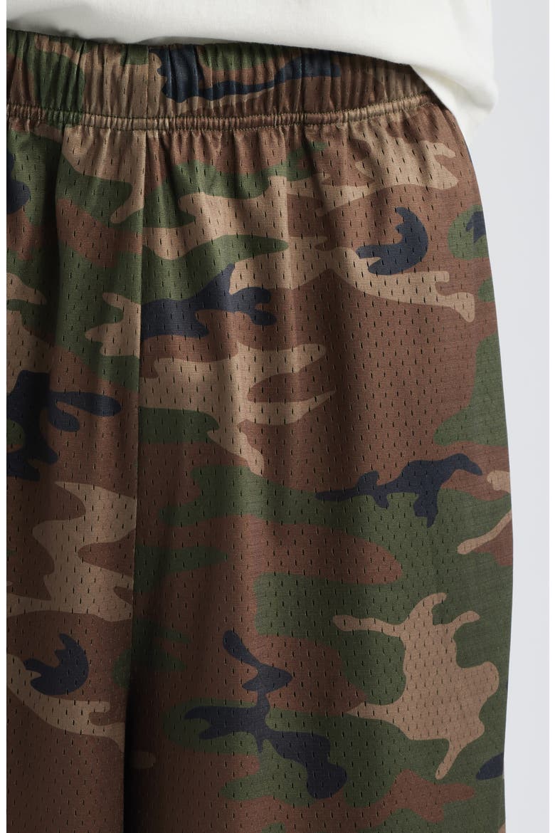Baggy Mesh Shorts, Alternate, color, CAMO