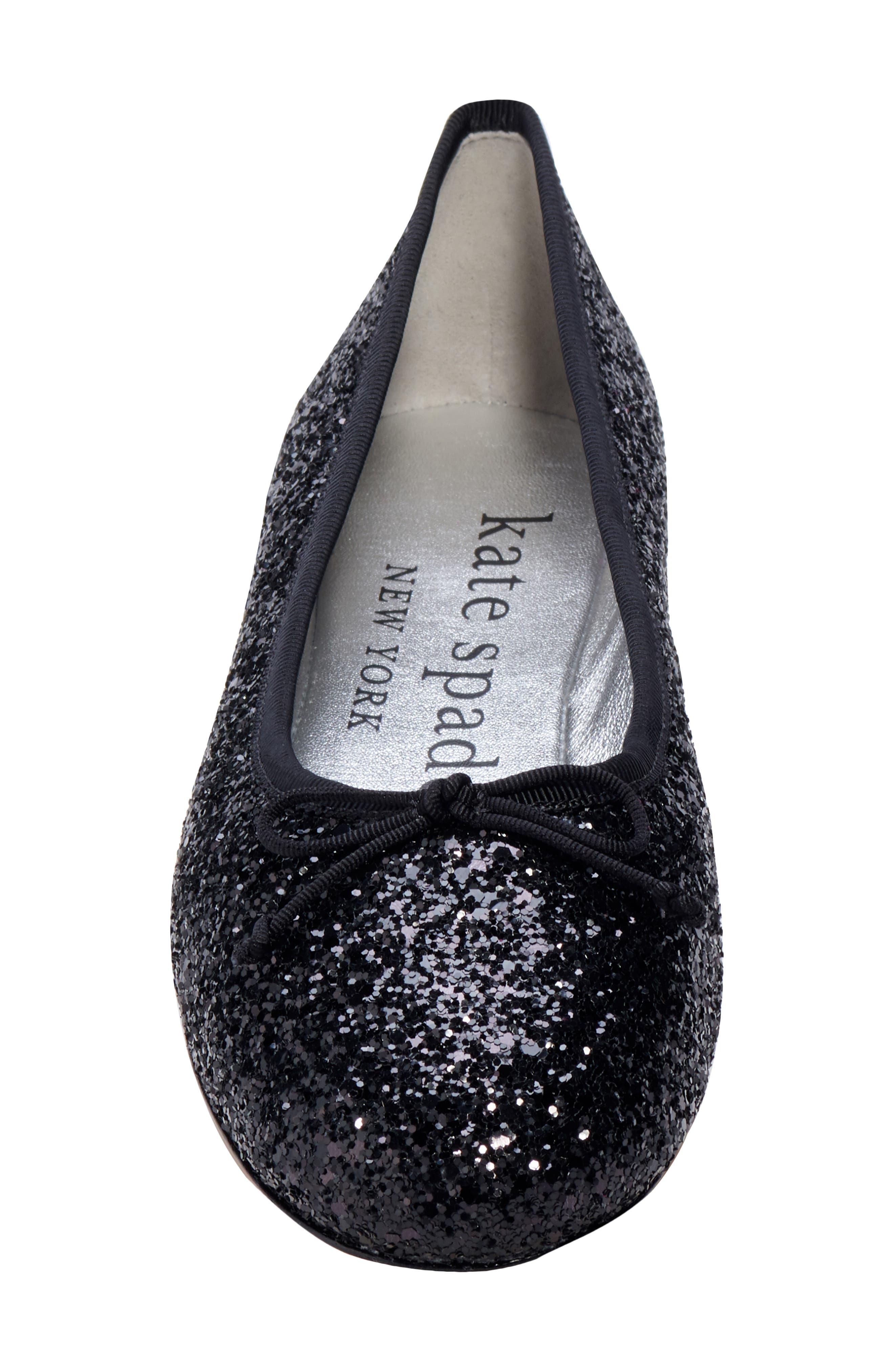 Kate Spade New York honey ballet flat, Alternate, color, Black