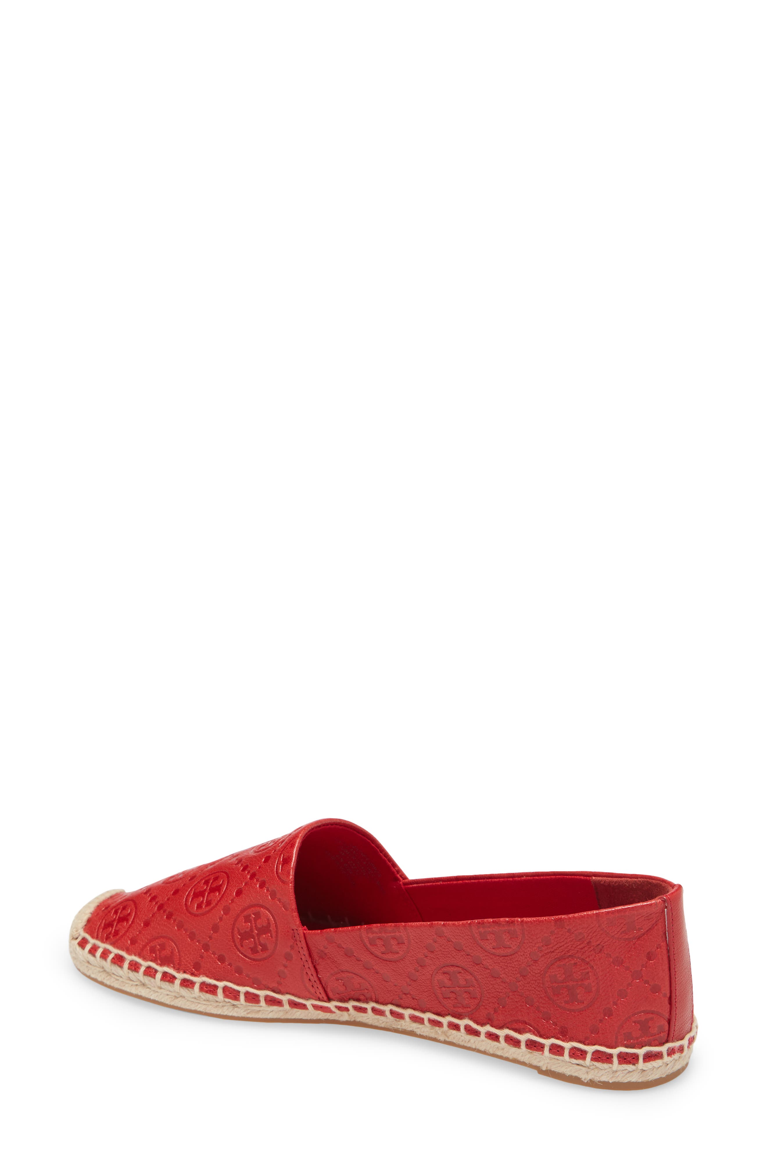 Tory Burch T Monogram Espadrille Flat, Alternate, color, 
