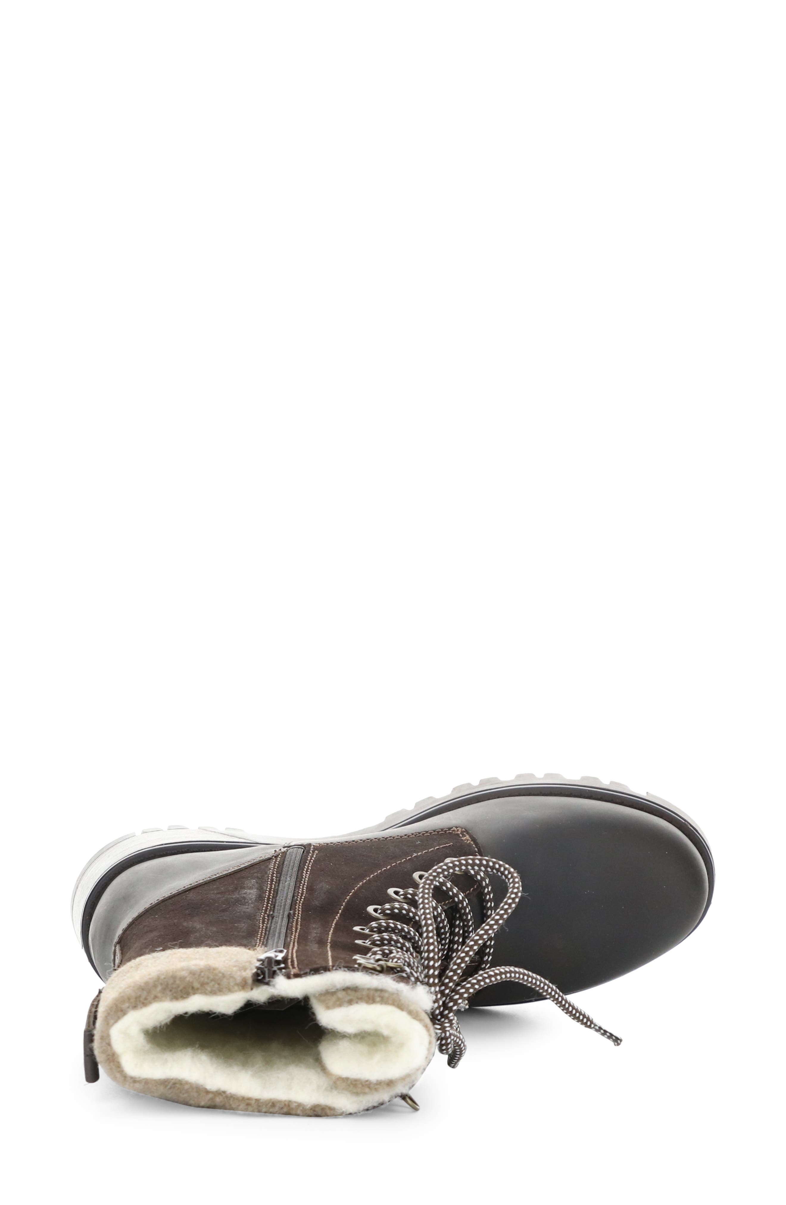 Genus Prima Waterproof Platform Bootie, Alternate, color, DK BROWN/COFFEE/BARK