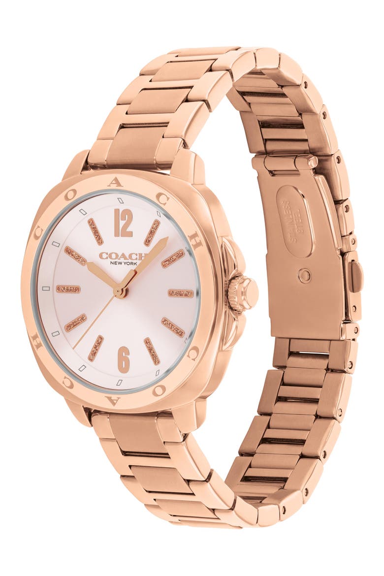 Kitt Bracelet Watch, 34mm, Alternate, color, BLUSH