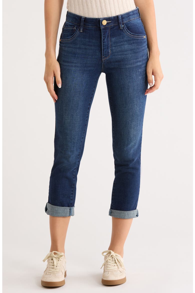 'Ab'Solution Cuffed Skinny Leg Pants, Main, color, INDIGO