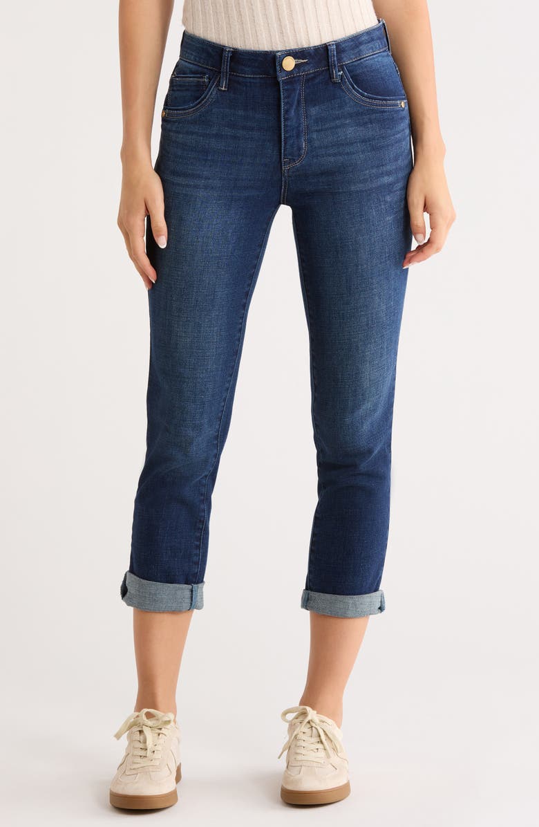 Democracy 'Ab'Solution Cuffed Skinny Leg Pants, Main, color, Indigo