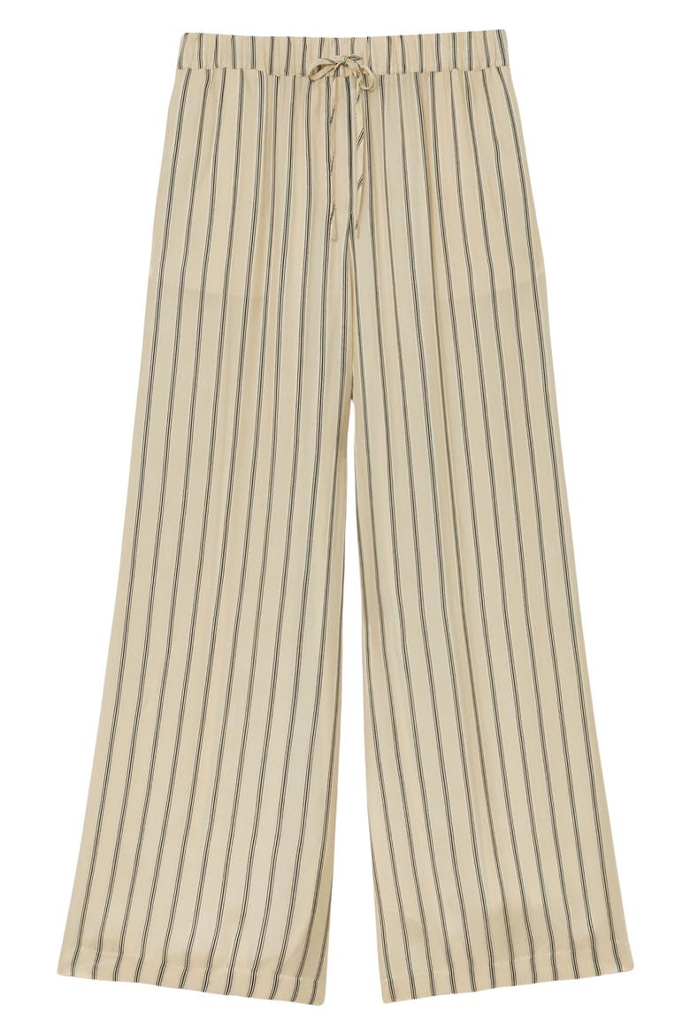 Minnie Wide Leg Stripe Pants, Alternate, color, NEUTRAL/ NAVY