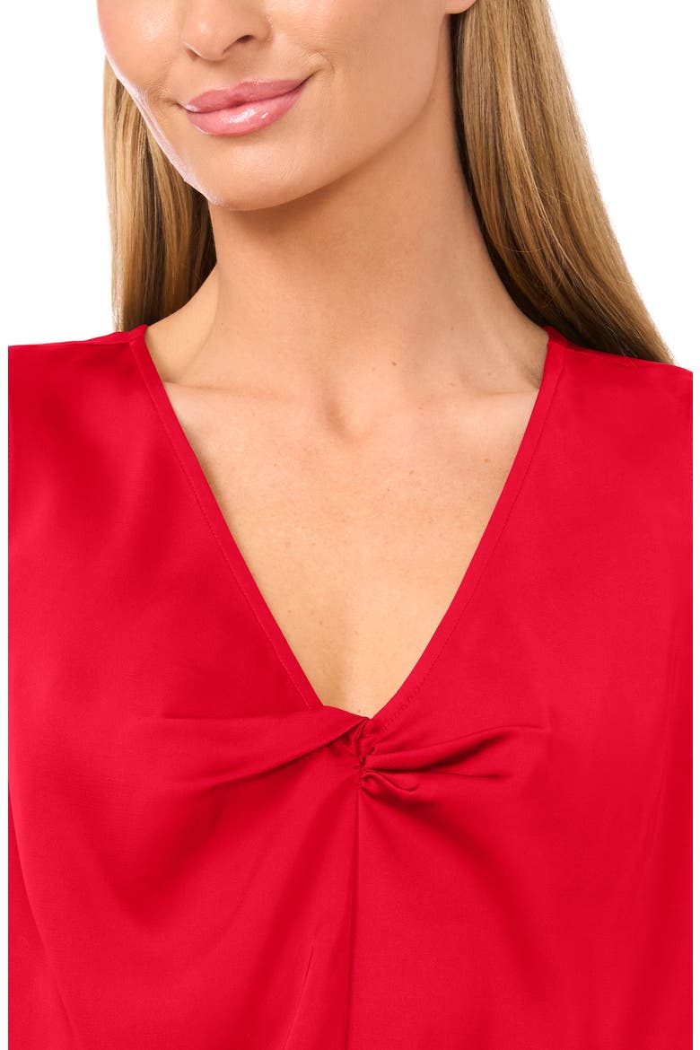 Sleeveless Twist Neck Top, Alternate, color, STOPLIGHT RED