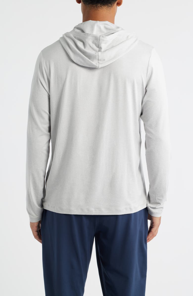 Zella Dynamic Hooded T-Shirt, Alternate, color, Grey Fog Heather