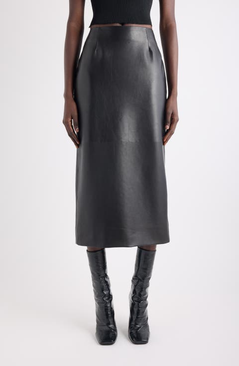 【GIVENCHY】full skirt GIVENCHY Leather maxi skirt | NET-A-PORTER