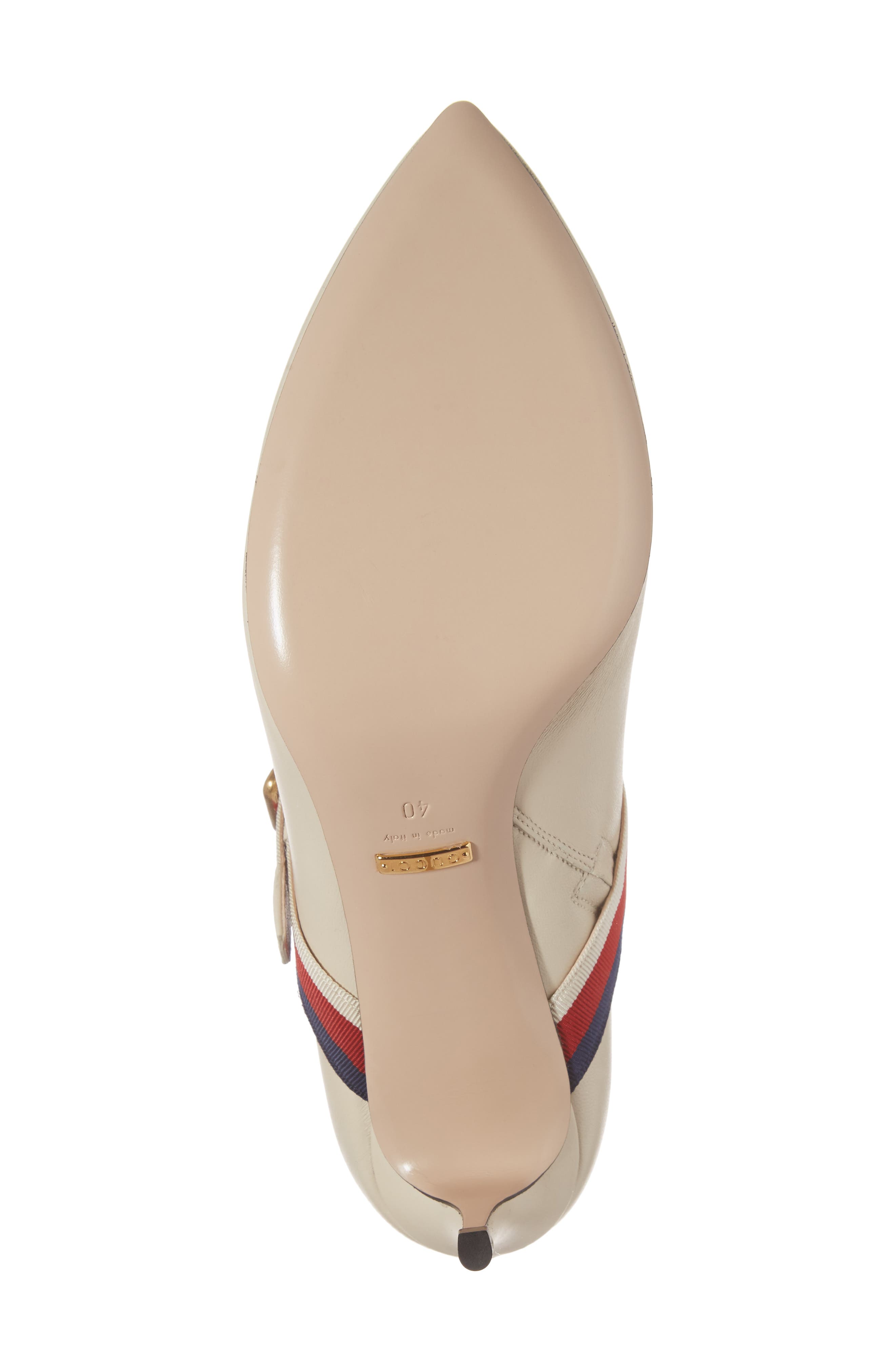 Sylvie Strap Ankle Boot, Alternate, color, WHITE LEATHER