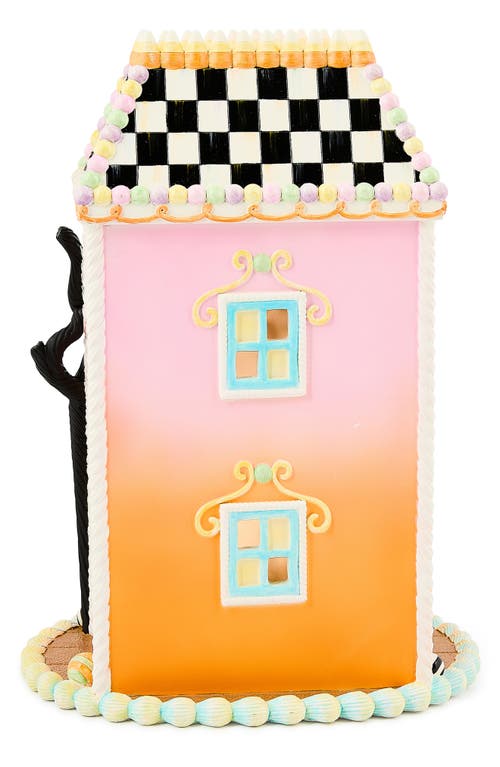 Mackenzie-childs Mackenzie Childs Trick Or Treat Illuminated Sweets Mansion Decor In Multi