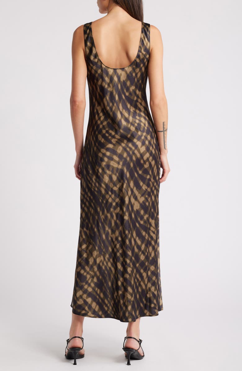 Rails Kailani Sleeveless Satin Midi Dress, Alternate, color, Cypress