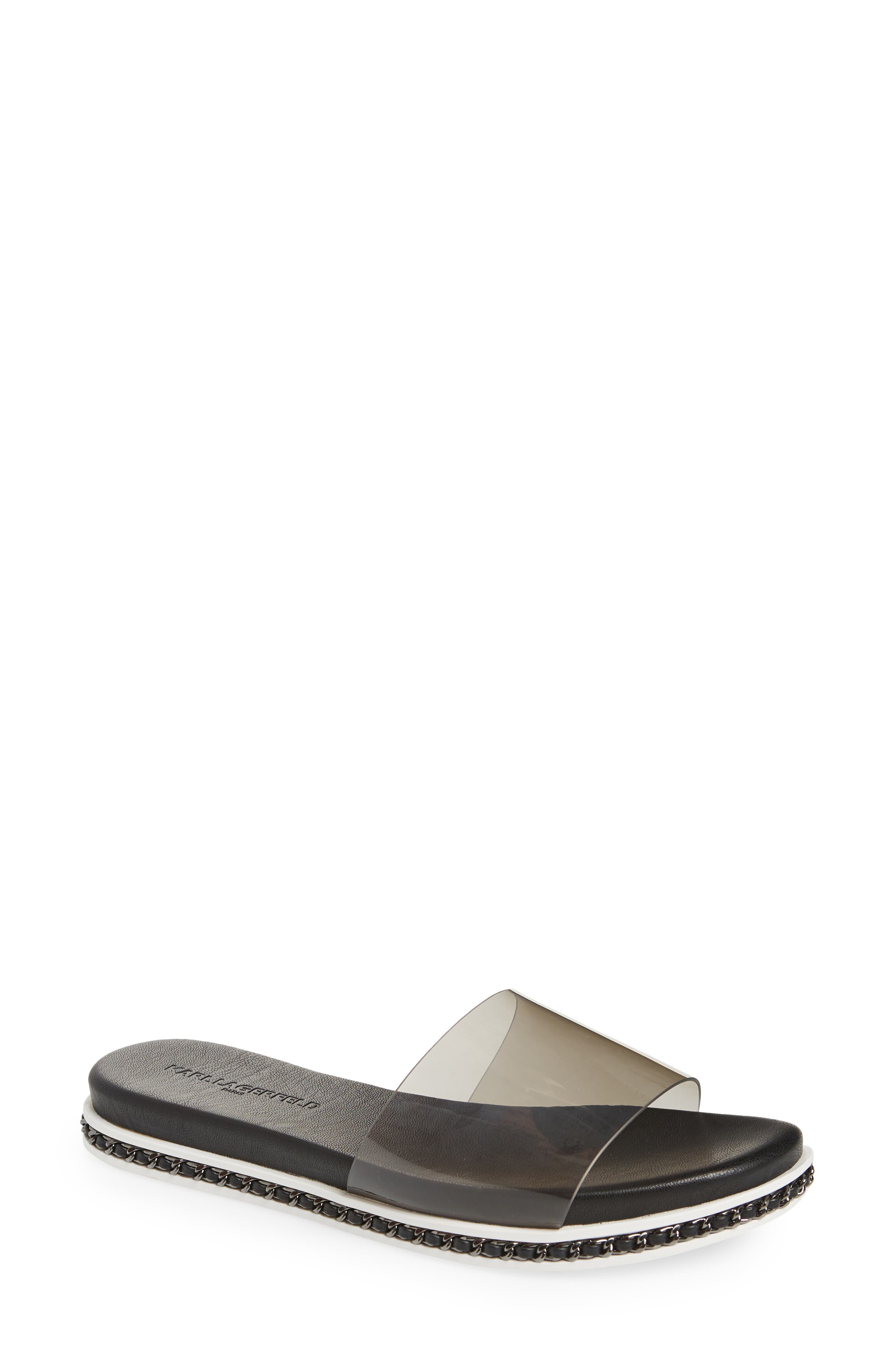 KARL LAGERFELD PARIS Billi Slide Sandal, Main, color, 