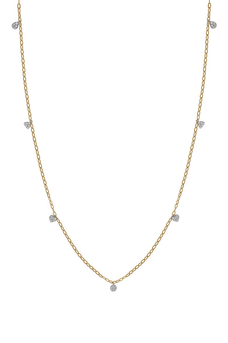  Diamond By The Yard Necklace, Main, color, 18K YELLOW GOLD