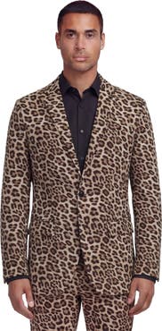 Lords of Harlech Leopard Mens Tailored Blazer