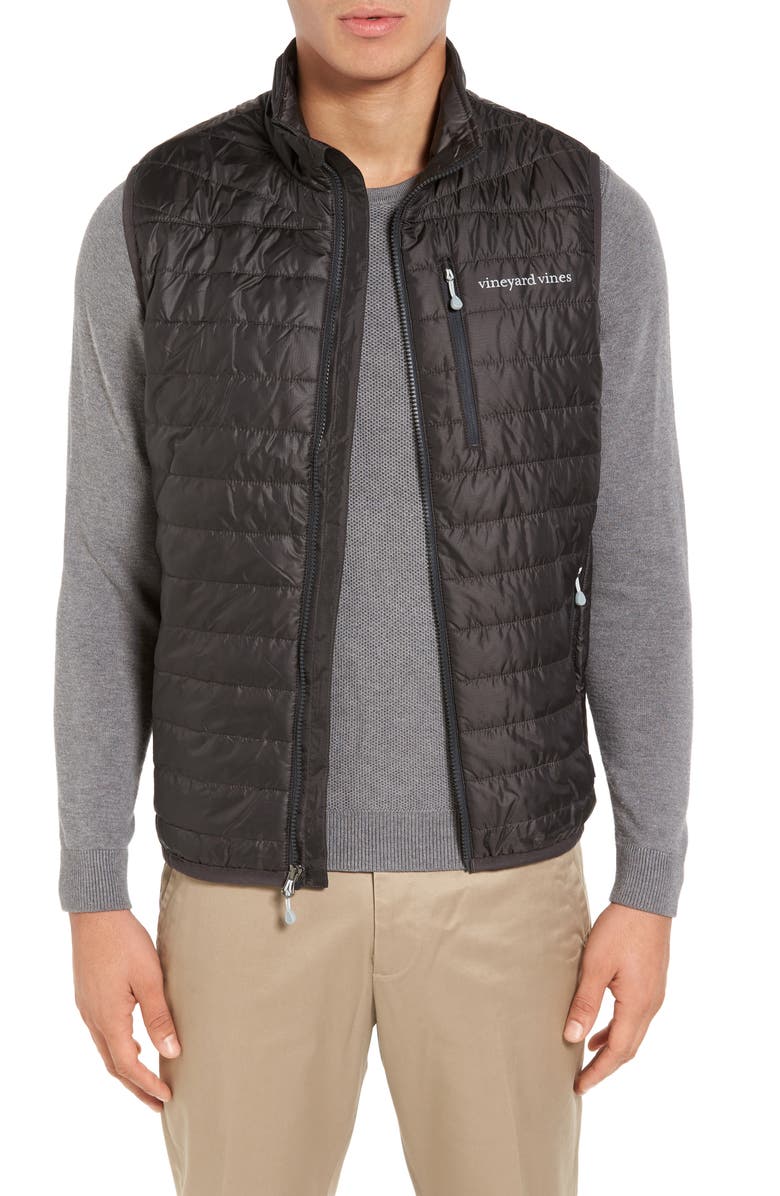 vineyard vines Mountain Weekend Packable Vest, Main, color,