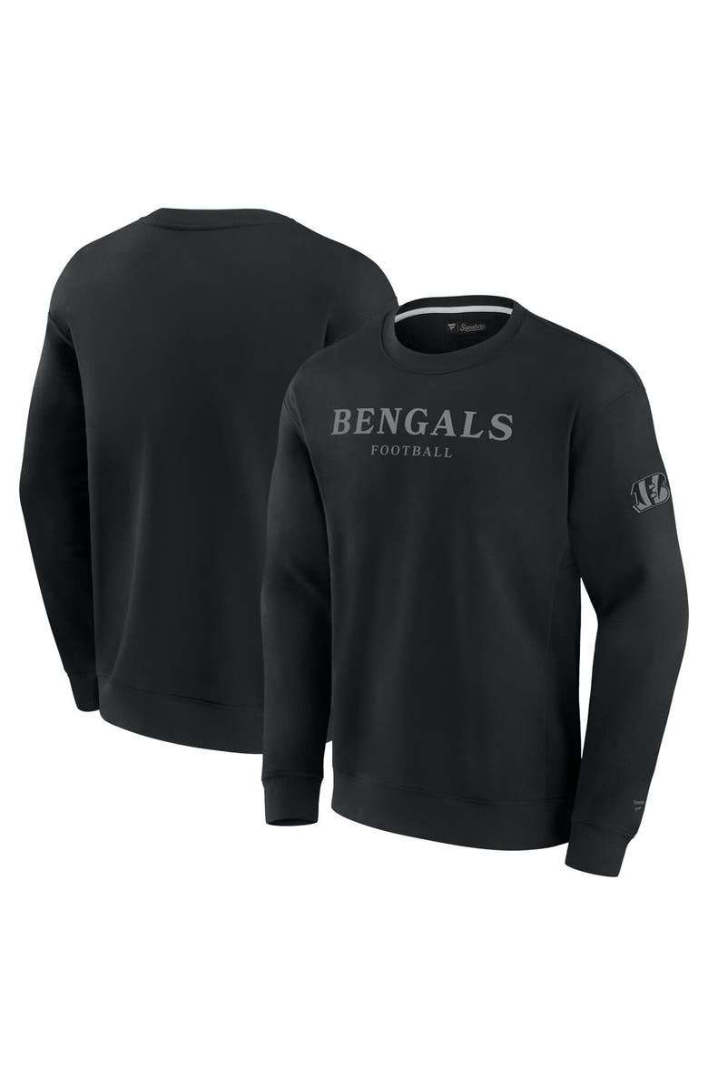 FANATICS Unisex Fanatics Black Cincinnati Bengals Elements Unlimited Fleece Pullover Sweatshirt, Alternate, color, Black