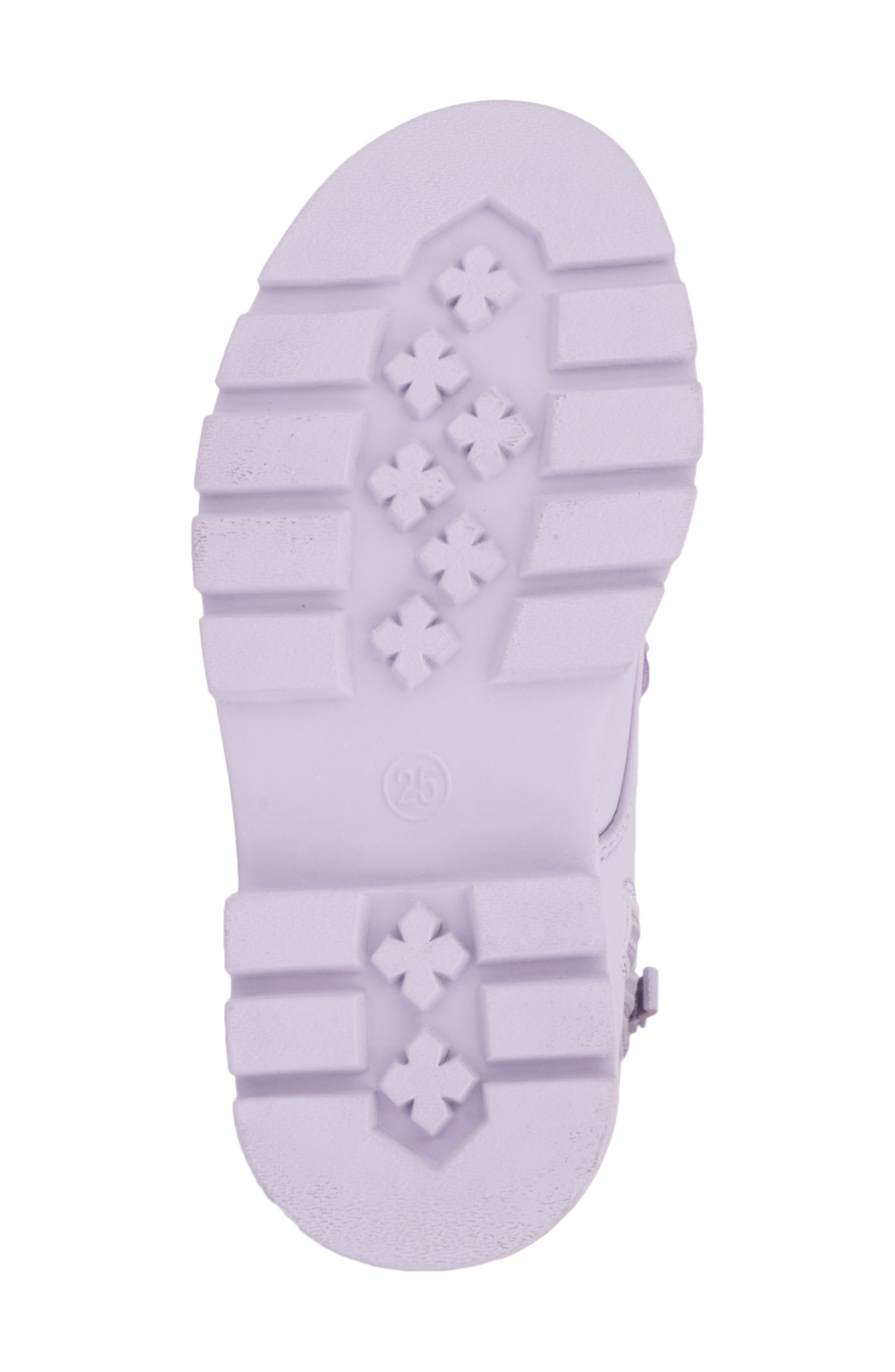 OLIVIA MILLER Kids' Astro Stud Combat Boot, Alternate, color, Purple