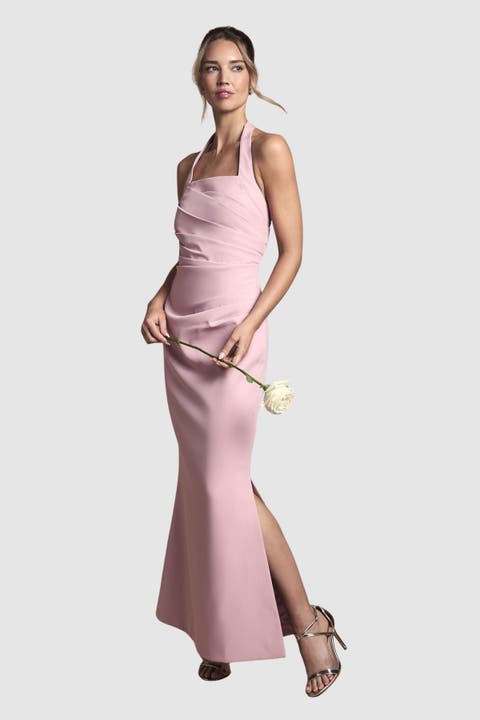 Halter Neck Maxi Dress
