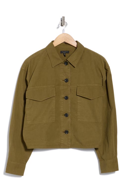 Rag & Bone Ramona Shirt Jacket In Green