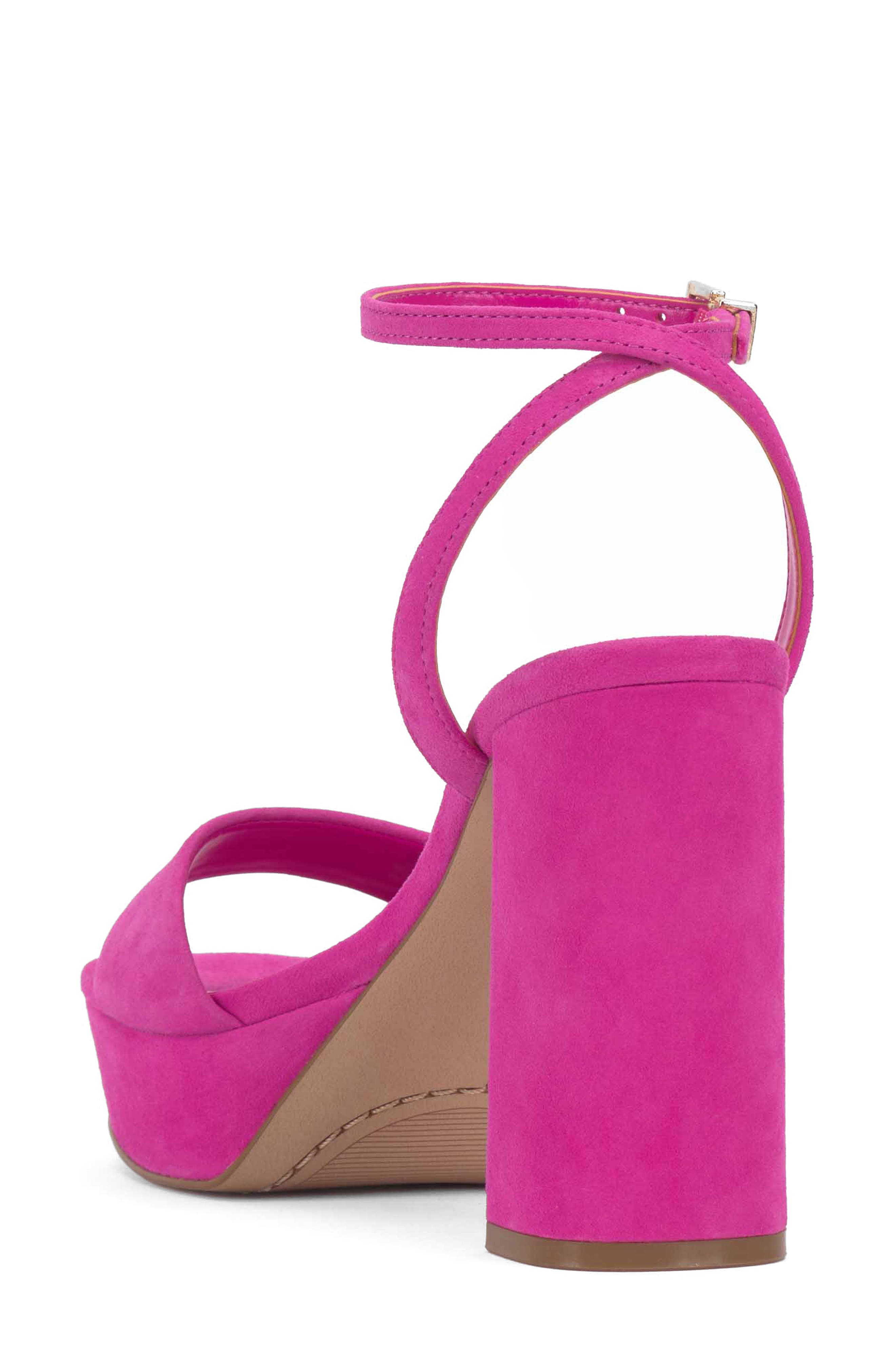 Vince Camuto Pendry Ankle Strap Platform Sandal, Alternate, color, Mulberry