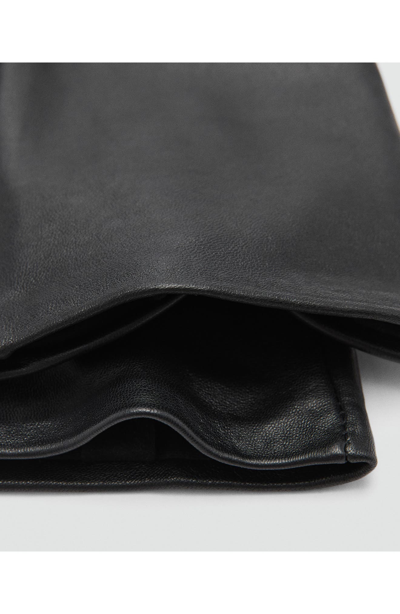 MANGO Long Leather Gloves (Women) | Nordstrom