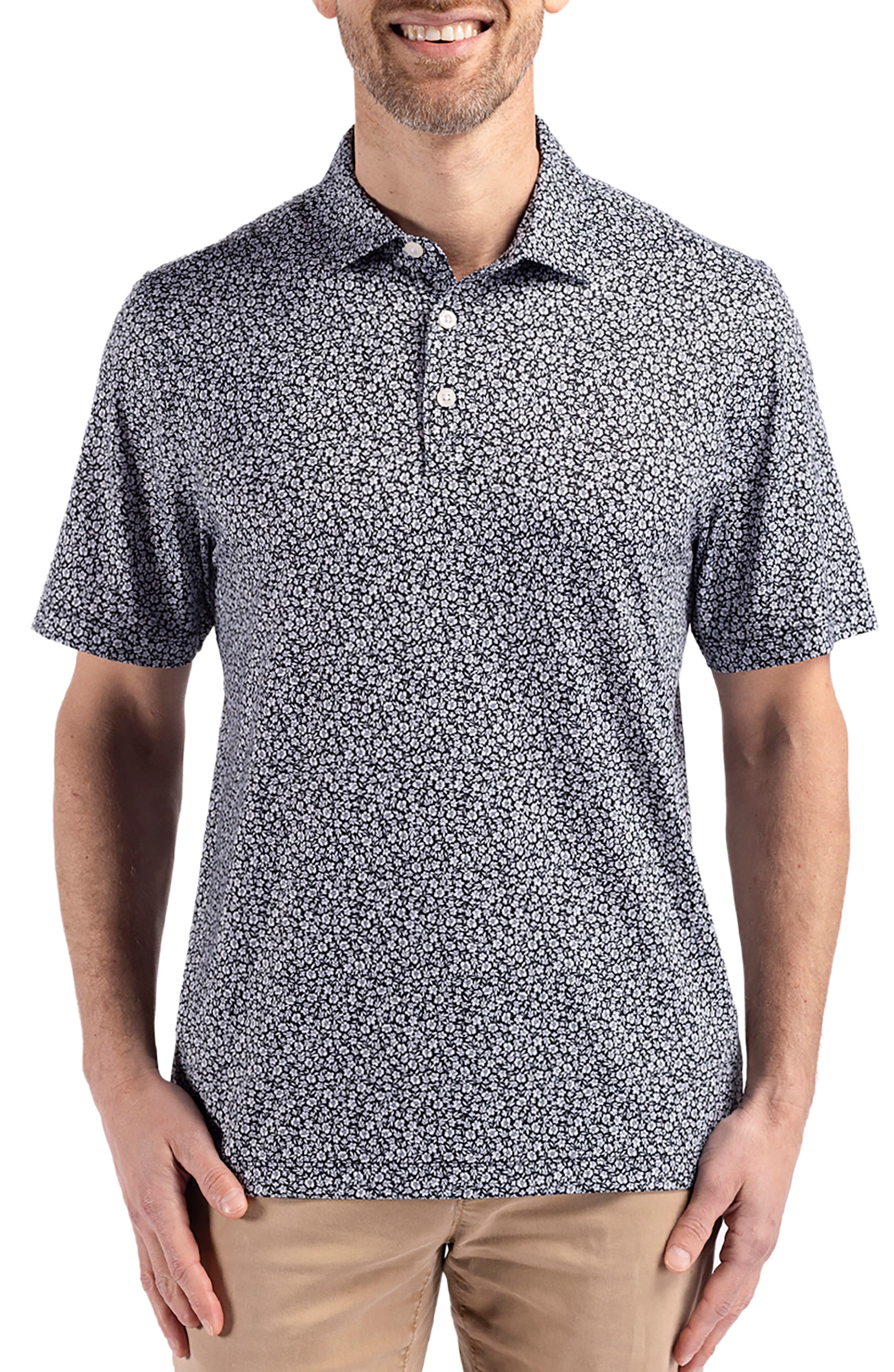Pike Flora Print Polo