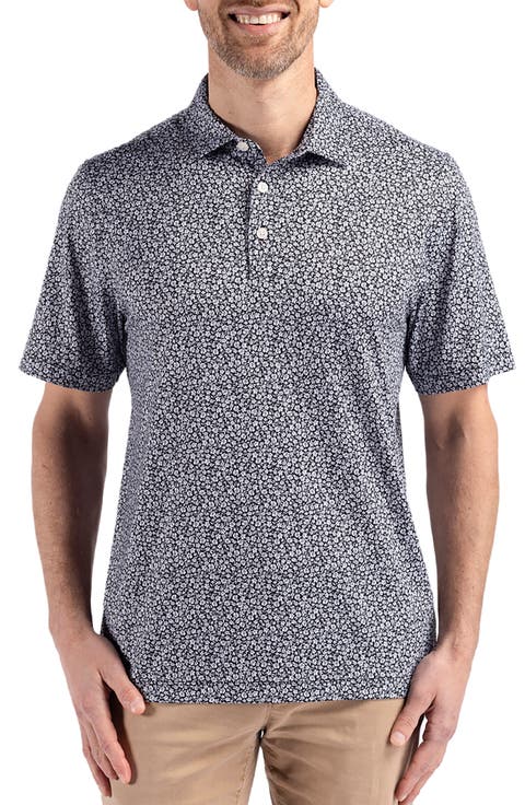 Pike Flora Print Polo (Big & Tall)