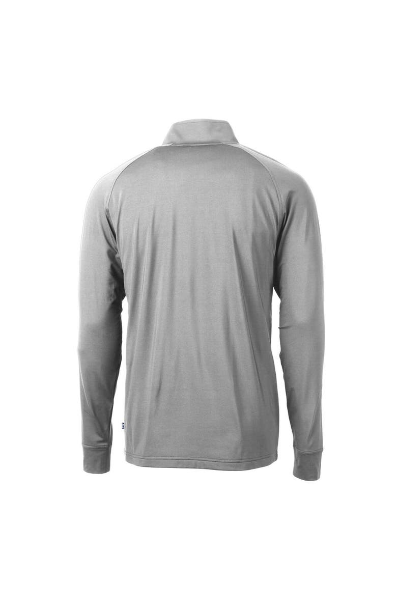 Cutter & Buck Men's Cutter & Buck Gray Texas Tech Red Raiders Adapt Eco Knit Stretch Recycled Big & Tall Quarter-Zip Pullover Top, Alternate, color, 