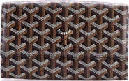 Pre-Owned Goyard Varenne Continental Wallet with Strap Coated Canvas