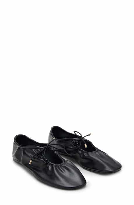 Ruched Ballet Flat