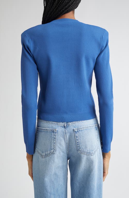 L Agence L'agence Toulouse Crewneck Crop Cardigan In Multi