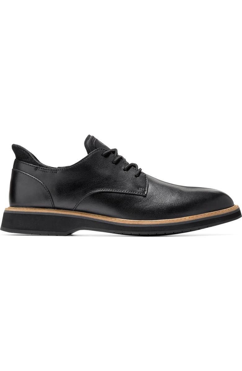 Cole Haan Mansfield Grand Plain Toe Quick-On Oxford, Alternate, color, Black/ Magnet