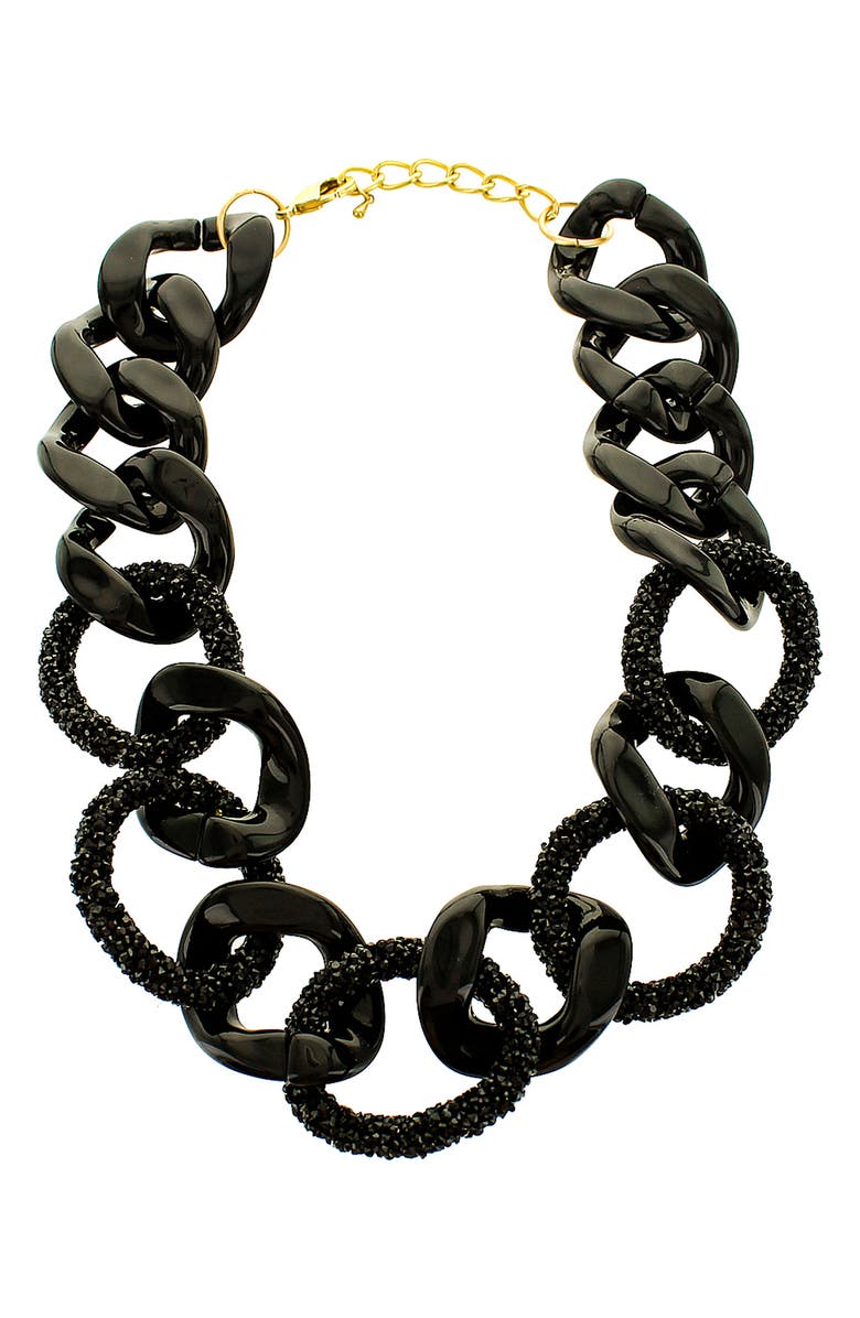 Panacea Resin Link Statement Necklace, Main, color, 