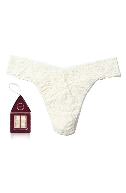 Gingerbread House Original Rise Thong