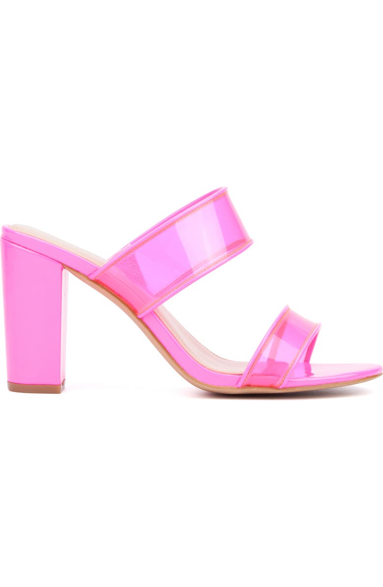 Fashion to Figure Berlynne Sandal - Wide Width, Alternate, color, Neon Pink