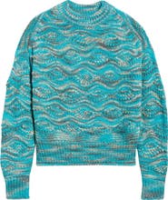Treasure & Bond Space Dye Novelty Stitch Sweater
