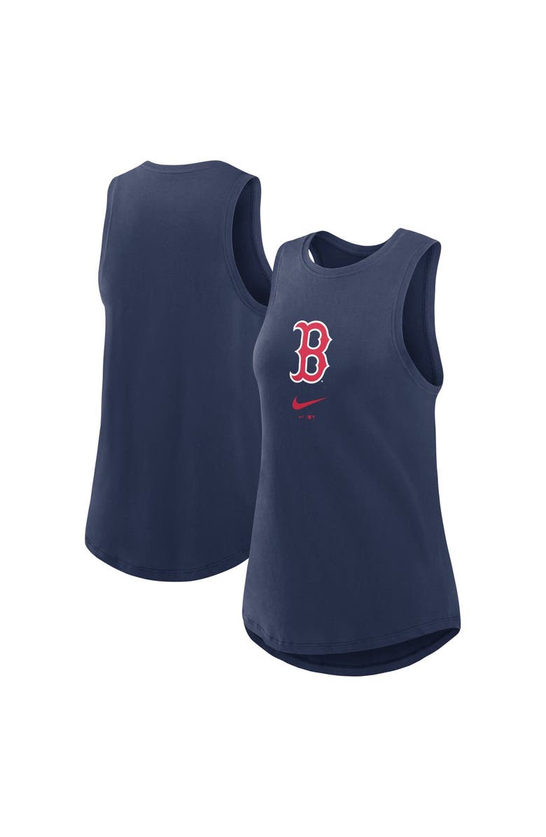 Nike Women's Nike Navy Boston Red Sox Legacy Icon High Neck Fashion Tank Top, Main, color,