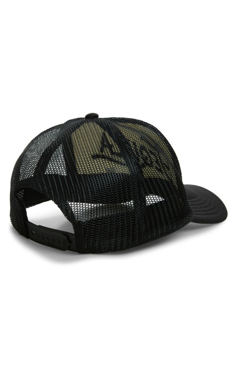 Local Beach Tequila Trucker Hat, Alternate, color, Black/ White
