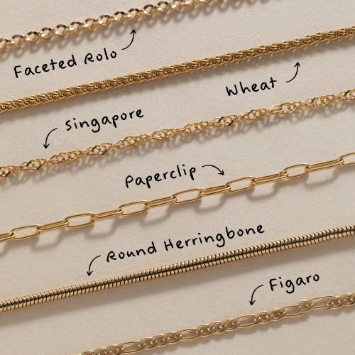 Alex And Ani Paperclip Layering Necklace In Gold