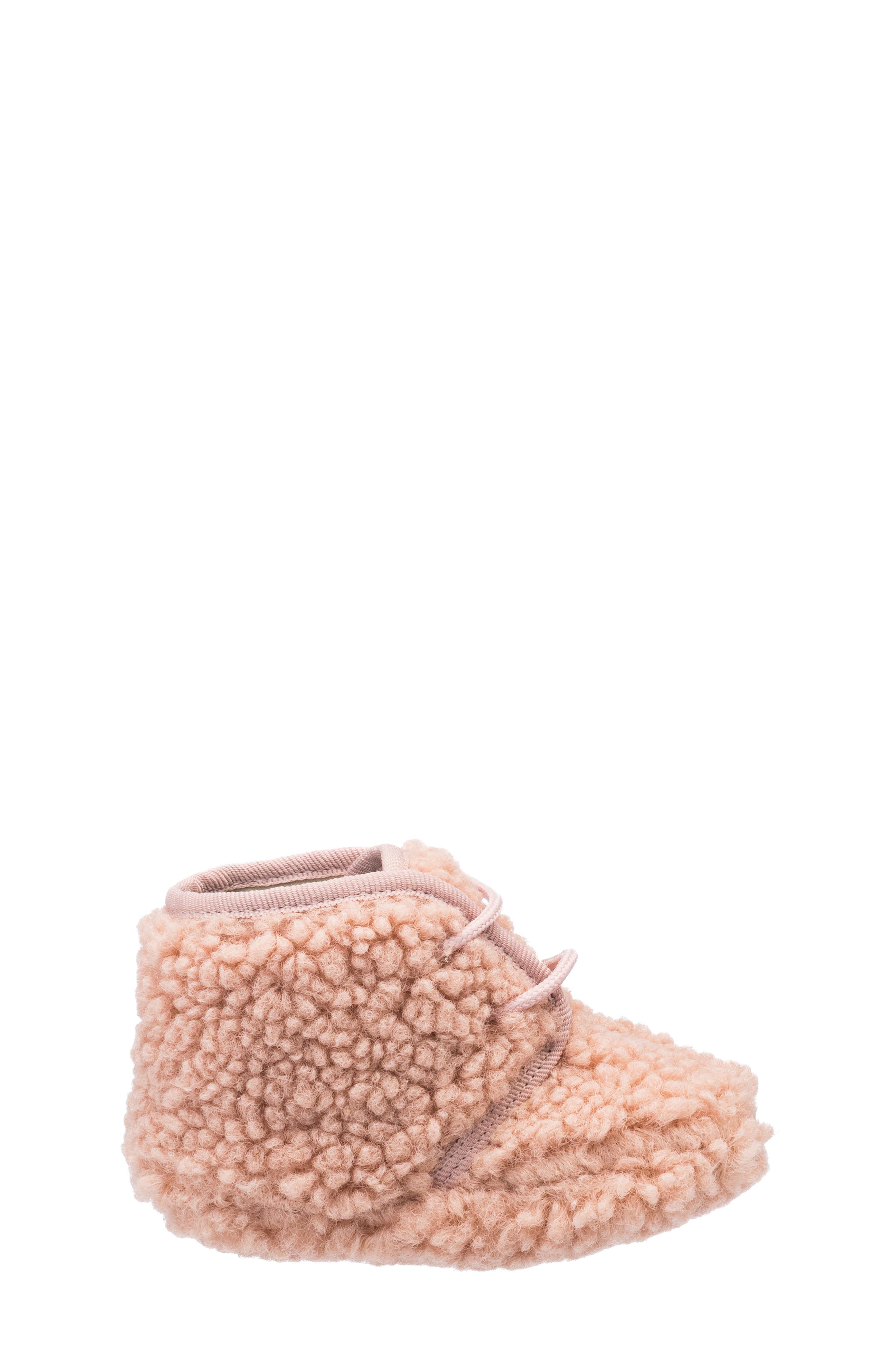 Faux Shearling Bootie, Alternate, color, PINK