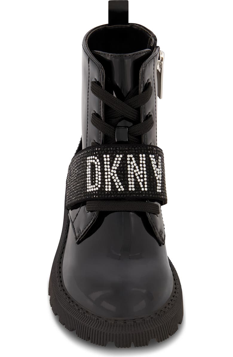 DKNY Kids' Ava Roma Combat Boot, Alternate, color, Black