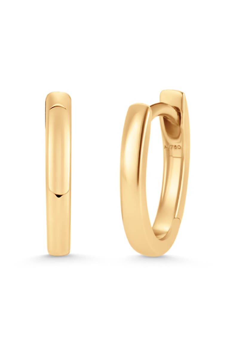 Dujour 18K Gold Huggie Hoop Earrings, Main, color, YELLOW GOLD