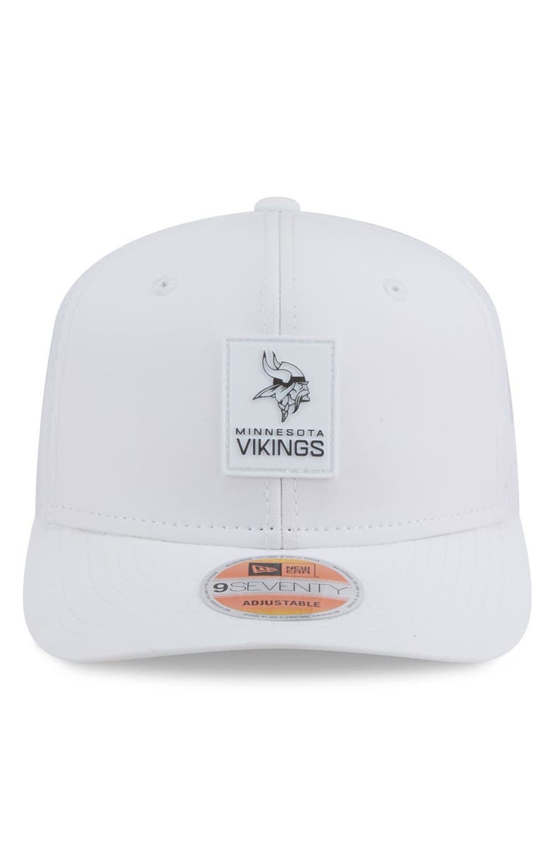 New Era Men's New Era White Minnesota Vikings 2025 Sideline  9SEVENTY Trucker Adjustable Hat, Alternate, color, White