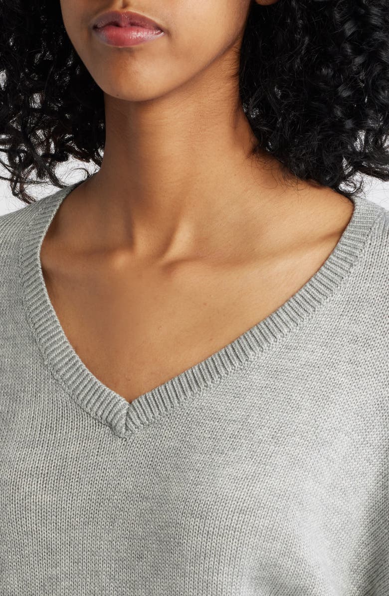 PacSun Cassandra Crop V-Neck Sweater, Alternate, color,