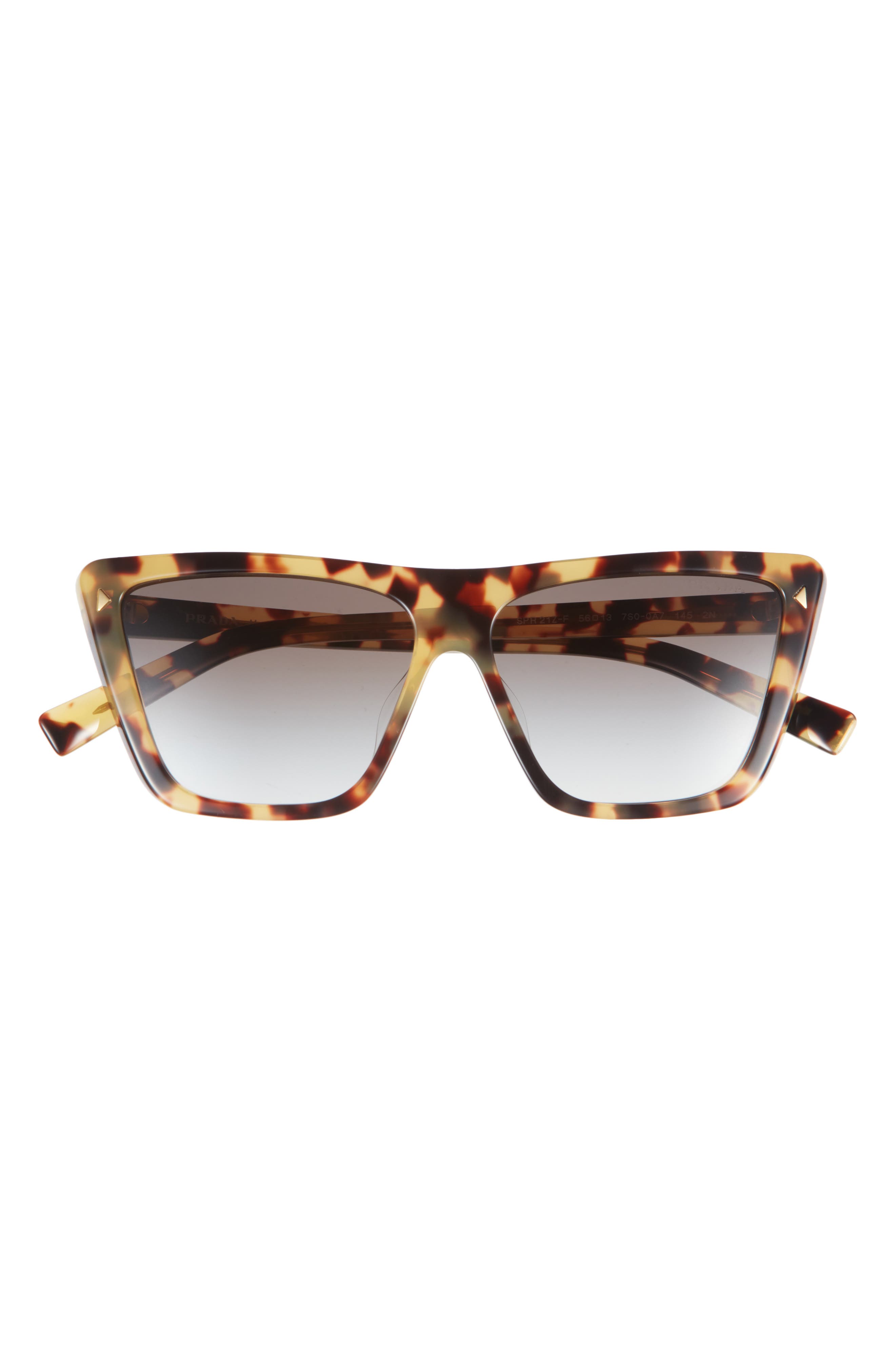 Prada 56mm Gradient Butterfly Sunglasses