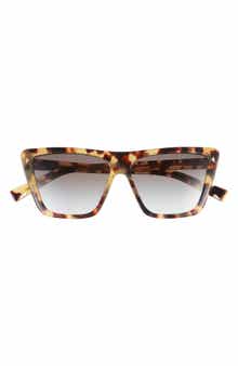 Prada 56mm Gradient Butterfly Sunglasses