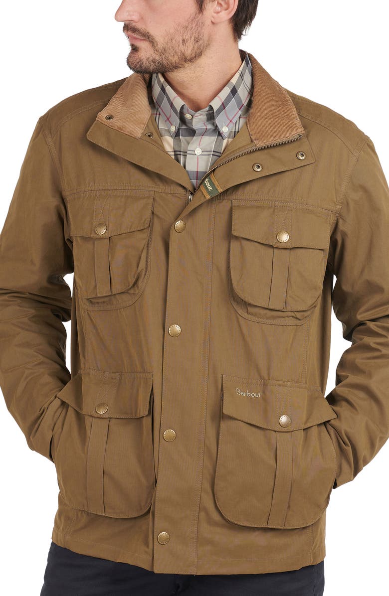Barbour Sanderling Zip-Up Utility Jacket, Main, color, 